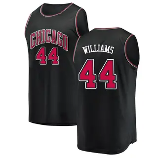 Men's Patrick Williams Chicago Bulls Black Jersey - Statement Edition - Fast Break